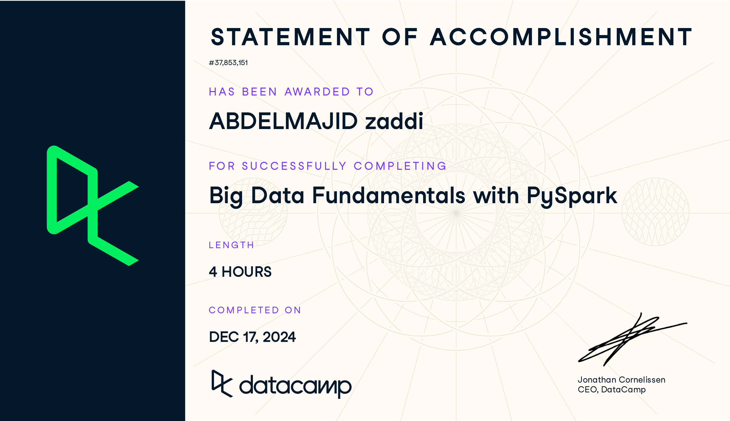 Big Data Fundamentals with PySpark