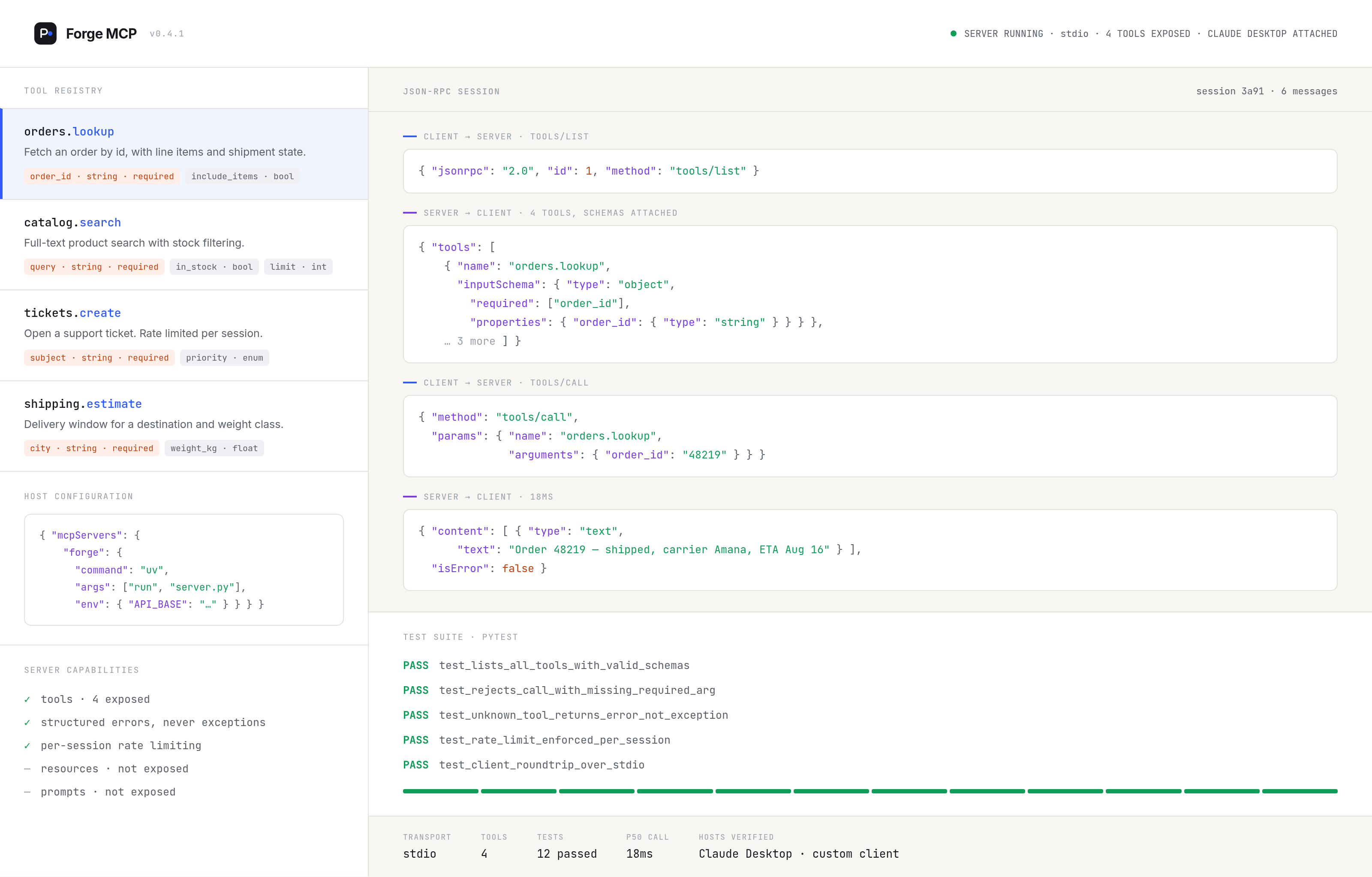 MCP Server & Client Toolkit